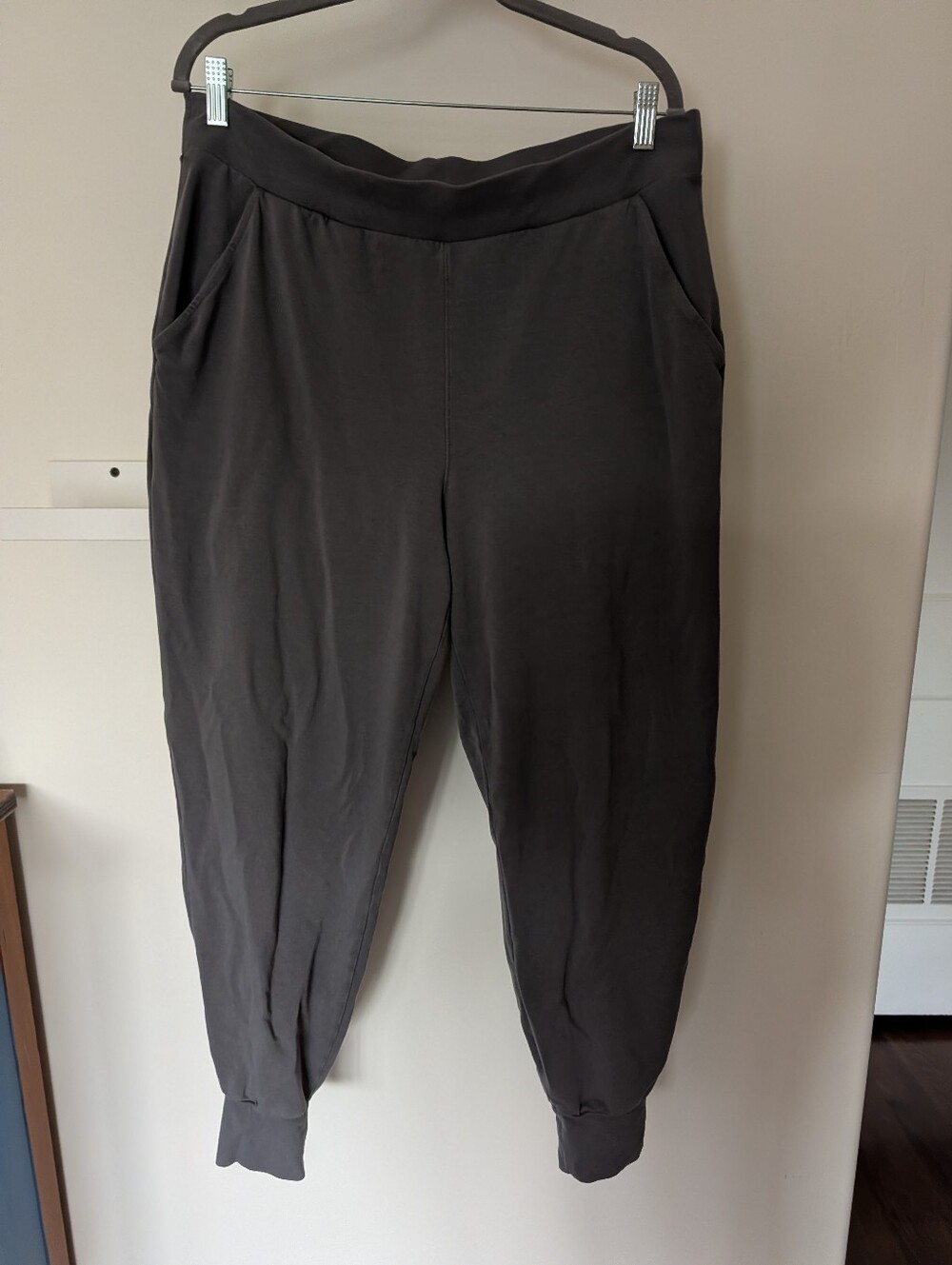 Universal Standard Hathaway Soft Cotton Modal Blend Joggers Med Gray S 14-16 GUC